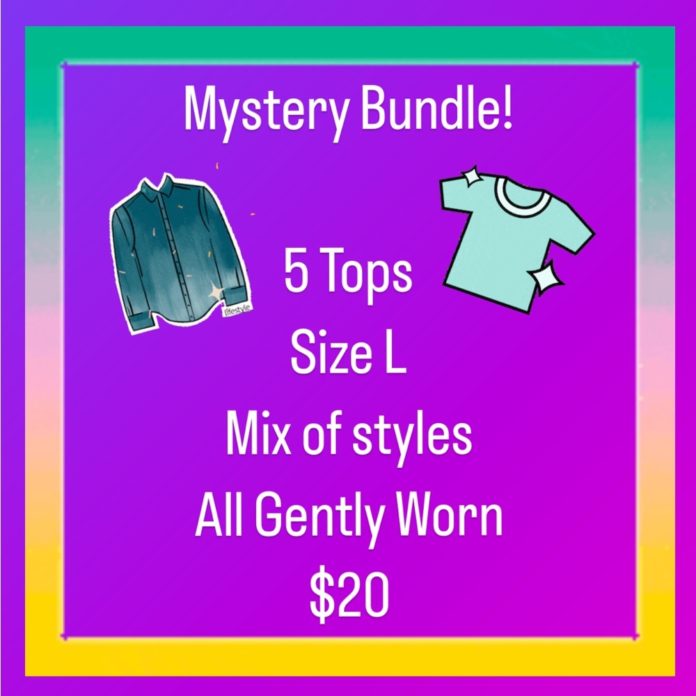 Mystery Bundle: 5 shirts!